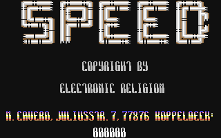 Speed — sstitle (WOR)