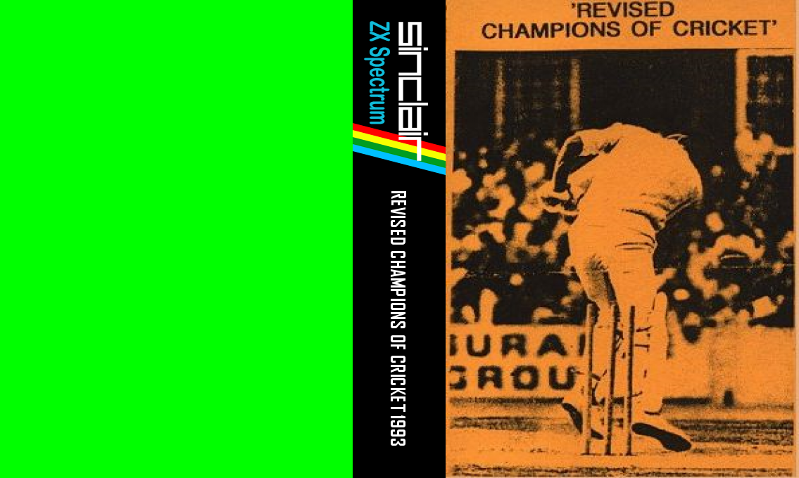 Revised Champions of Cricket 1993 — box-texture (WOR)