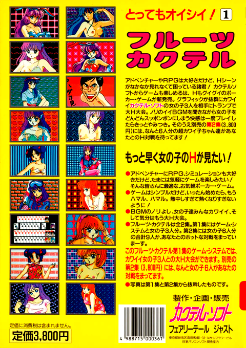 Fruit Cocktail — box-2D-back (JP)