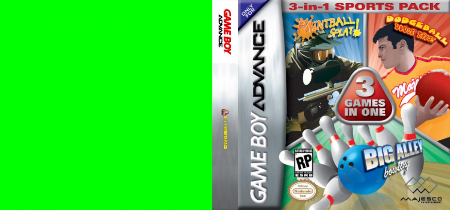 Majesco's Sports Pack — box-texture (US)