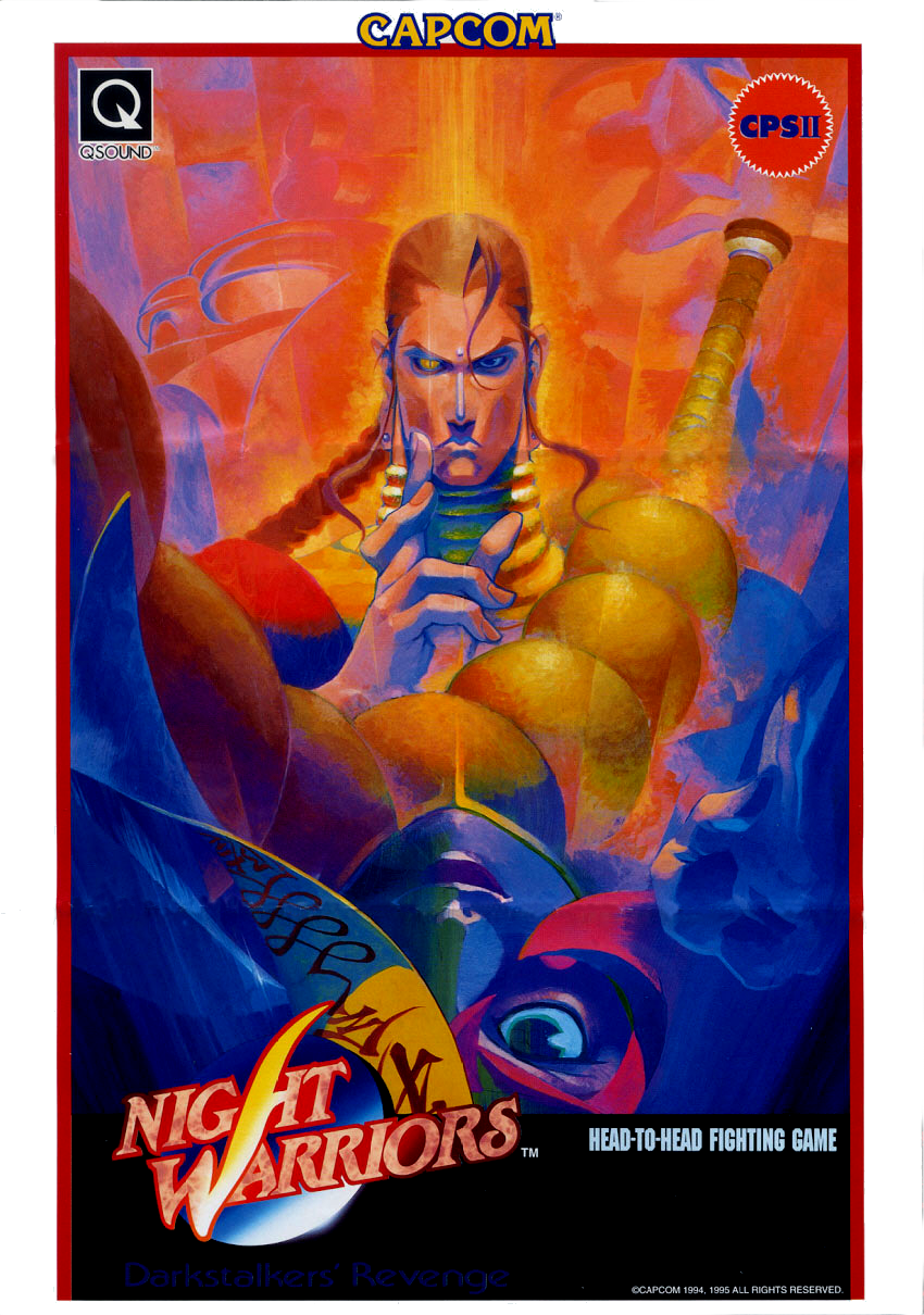 Night Warriors: Darkstalkers' Revenge box art