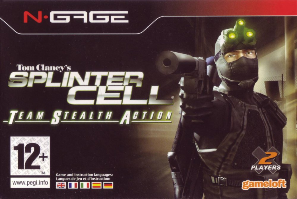 Tom Clancy's Splinter Cell: Team Stealth Action — box-2D (EU)
