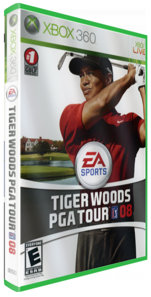 Tiger Woods PGA Tour 08 — box-3D (US)
