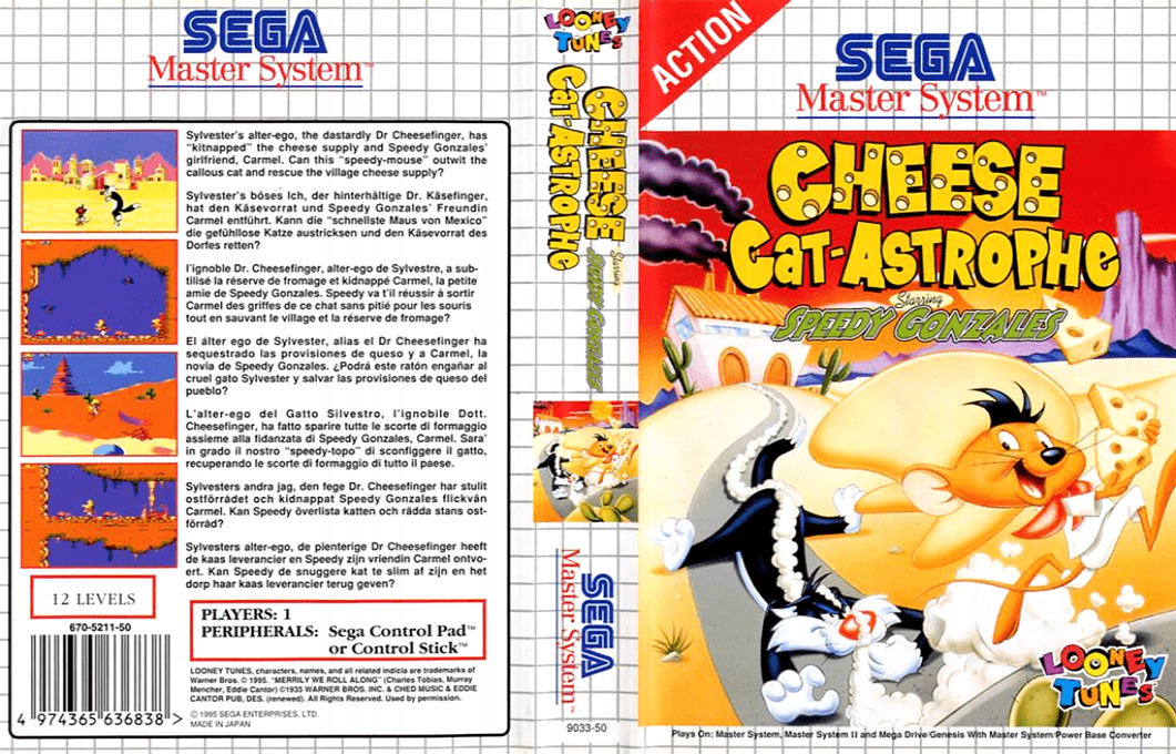 Cheese Cat-astrophe Starring Speedy Gonzales — box-texture (EU)