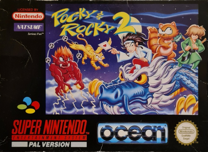 Pocky And Rocky 2 — box-2D (DE)