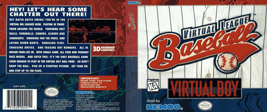 Virtual Pro Yakyuu '95 — box-texture (US)