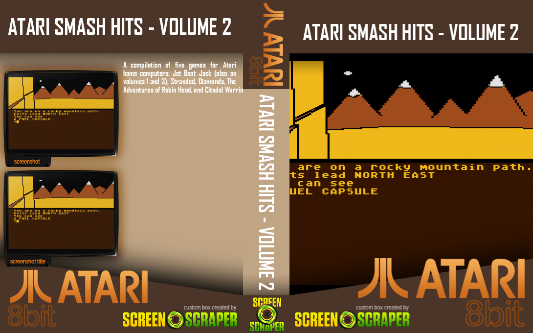 Atari Smash Hits - Volume 2 — box-texture (SS)