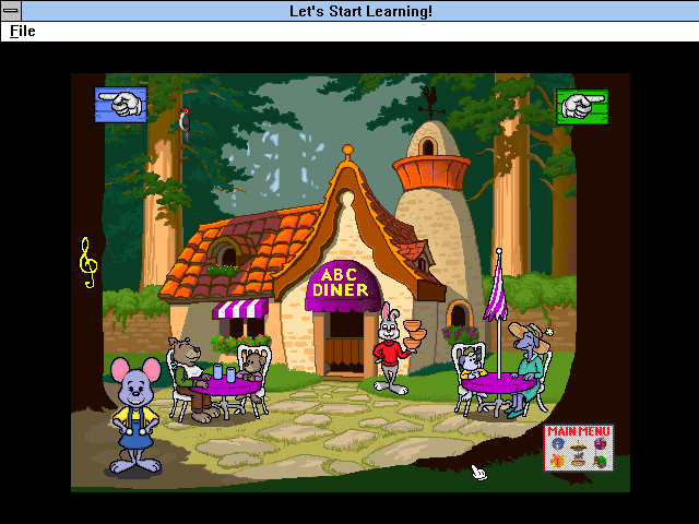 Reader Rabbit and Friends: Let's Start Learning! — ss (WOR)