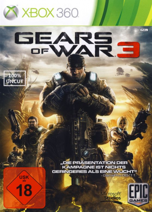 Gears of War 3 — box-2D (DE)