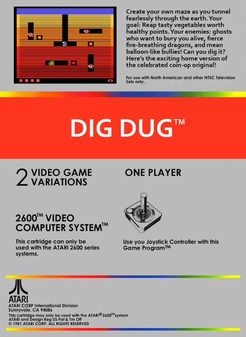 Dig Dug — box-2D-back (US)