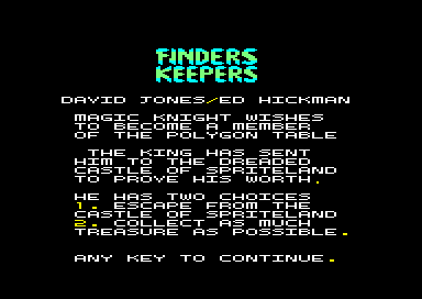 Finders Keepers — sstitle (EU)