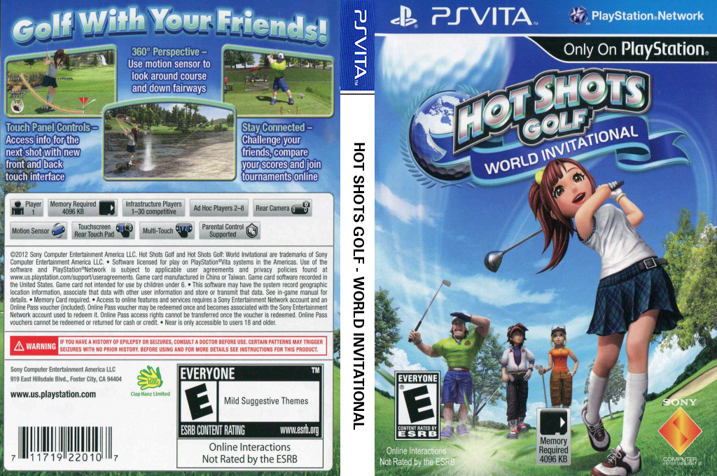 Hot Shots Golf - World Invitational — box-texture (US)