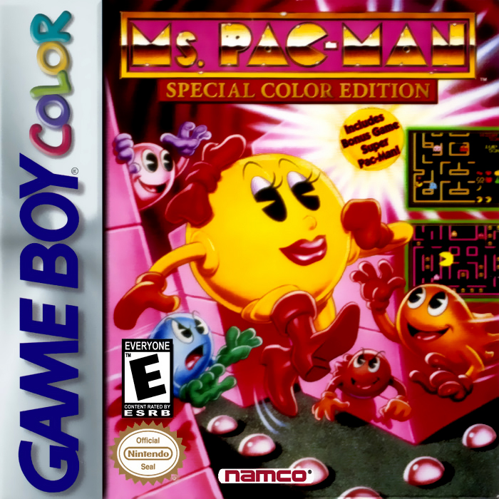 Ms. Pac-man - Special Color Edition box art