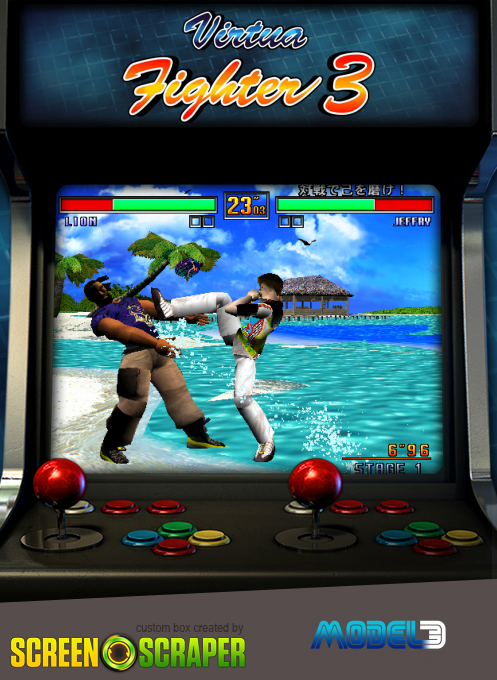 Virtua Fighter 3 — box-2D (SS)