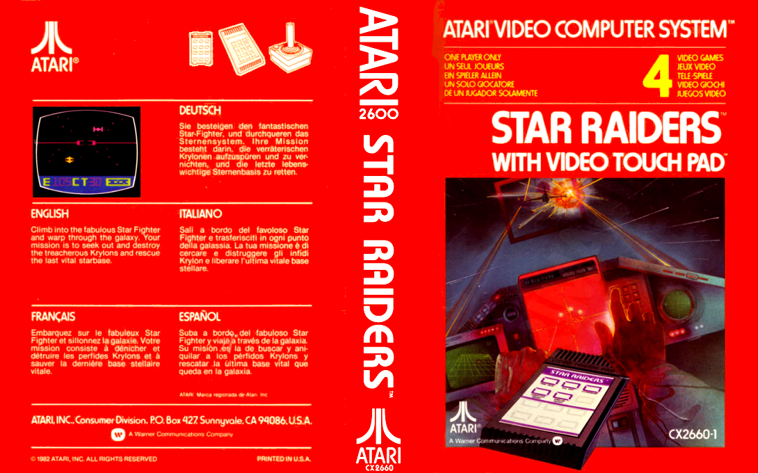 Star Raiders — box-texture (EU)