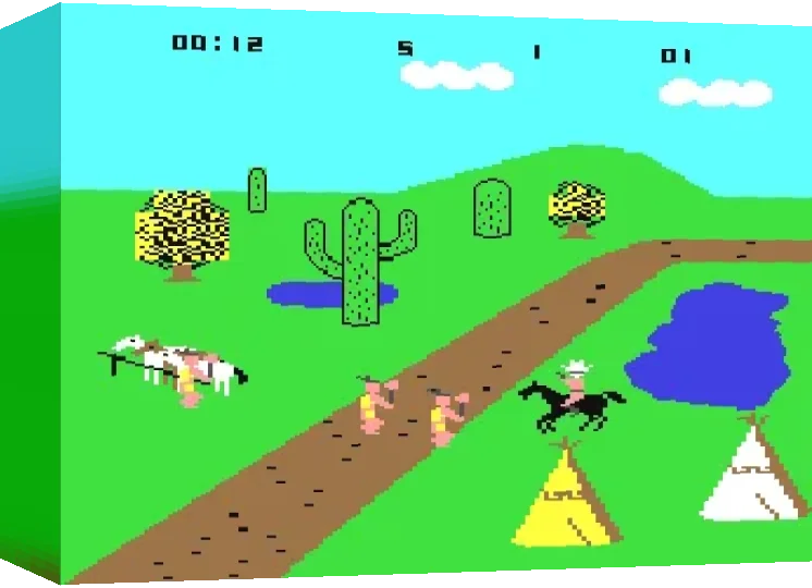 Cowboy Solitario — box-3D (WOR)