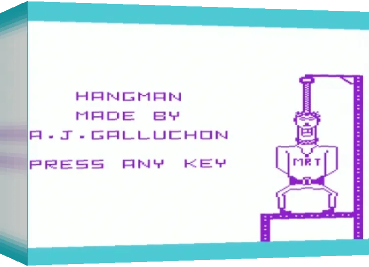 Hangman — box-3D (WOR)