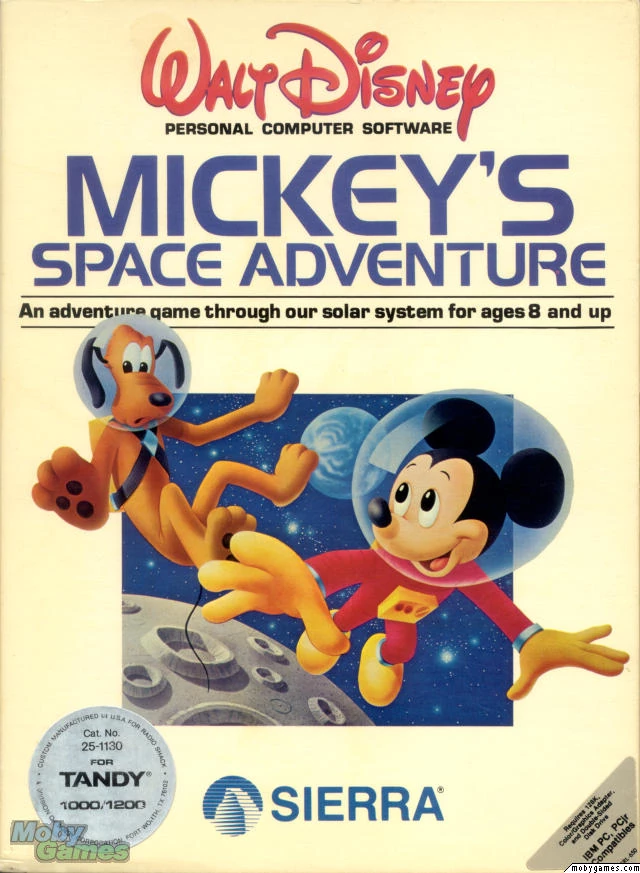 Mickey's Space Adventure box art