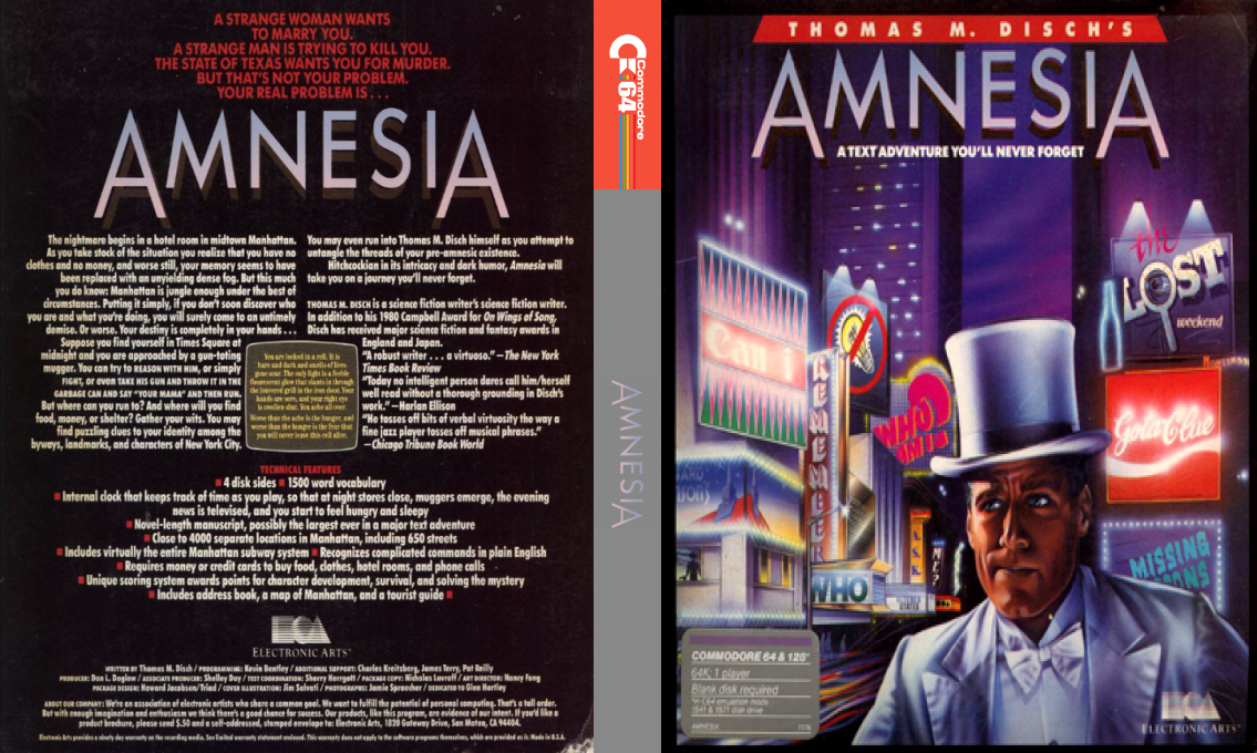 Amnesia — box-texture (US)