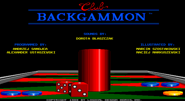Club Backgammon box art
