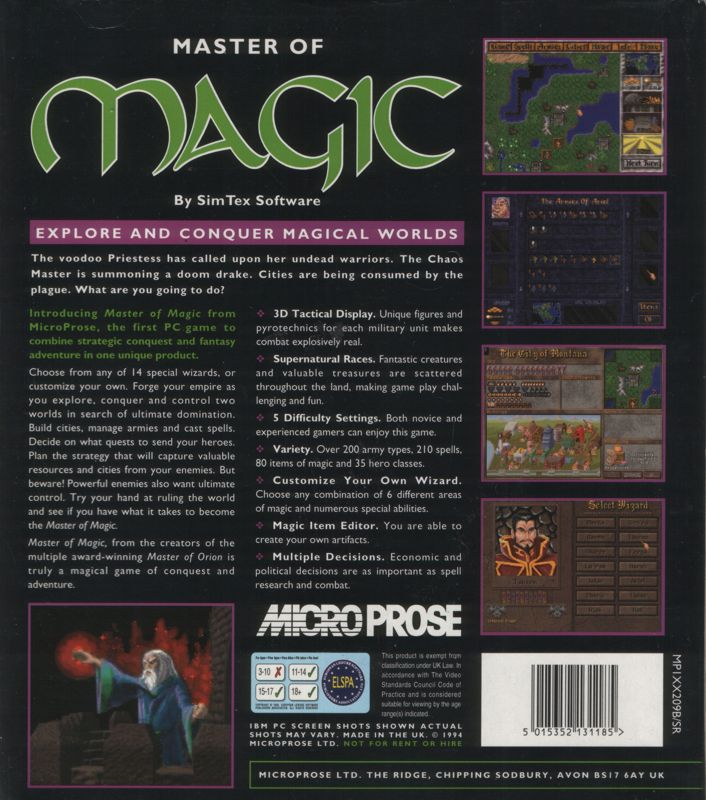 Master Of Magic — box-2D-back (EU)