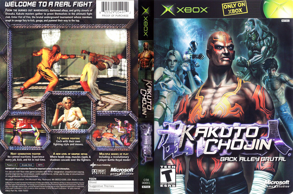 Kakuto Chojin - Back Alley Brutal — box-texture (US)