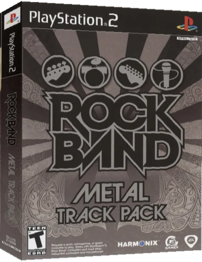 Rock Band - Metal Track Pack — box-3D (US)