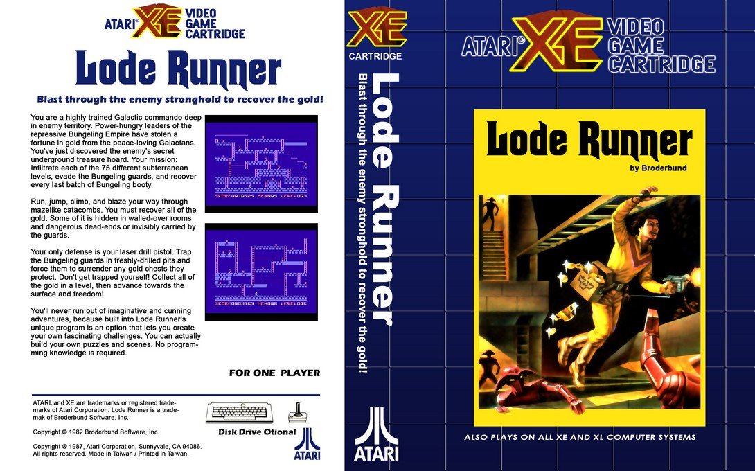 Lode Runner — box-texture (US)