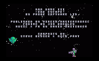 Dan Dare III - The Escape — sstitle (EU)