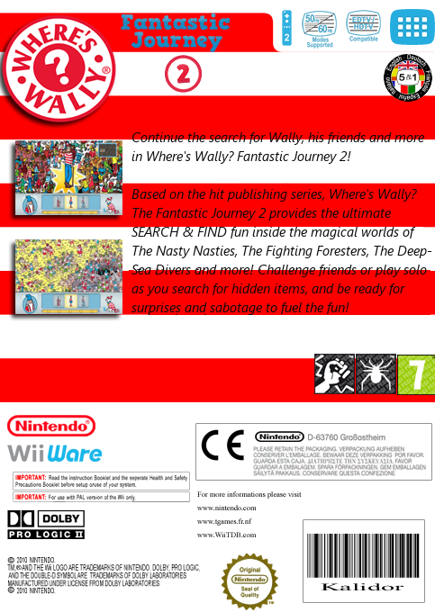 Where's Wally? Fantastic Journey 2 — box-2D-back (EU)