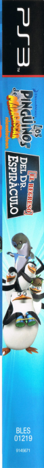 DreamWorks The Penguins of Madagascar - Dr. Blowhole Returns - Again! — box-2D-side (SP)