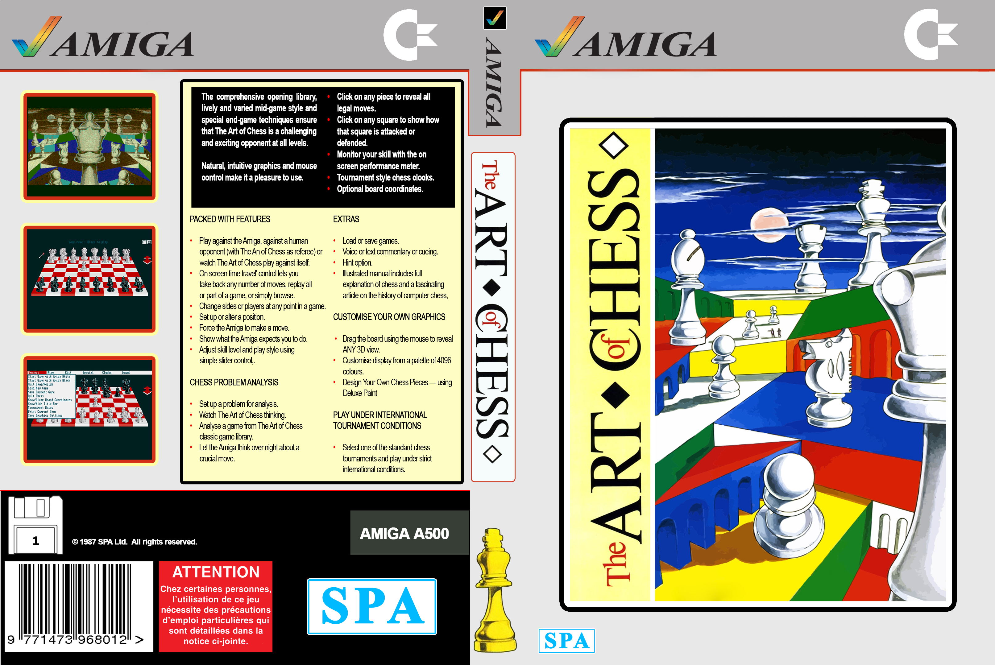 Art of Chess, The — box-scan (EU)