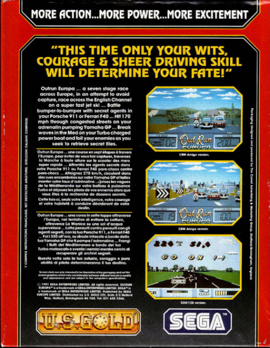 Out Run Europa — box-2D-back (EU)