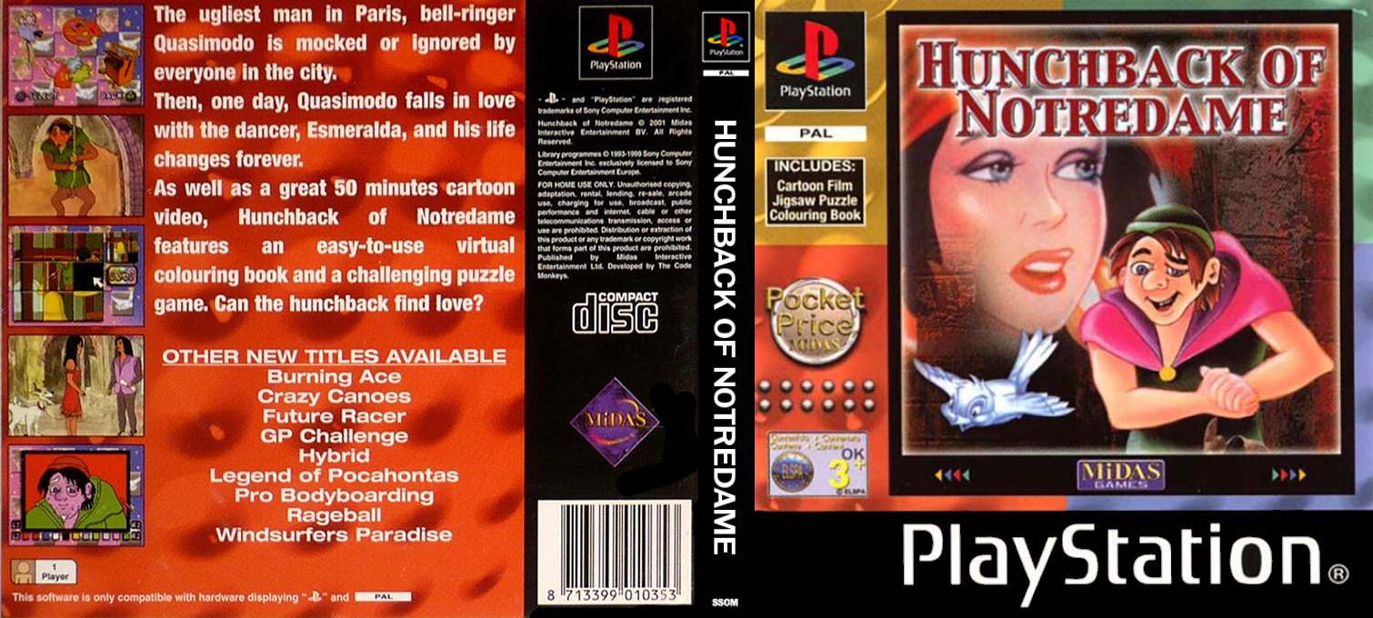 Hunchback Of Notredame — box-texture (EU)