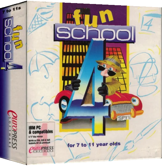 Fun School 4 - For 7 To 11 Year Olds — box-3D (EU)
