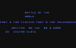 Battle of the World — sstitle (WOR)