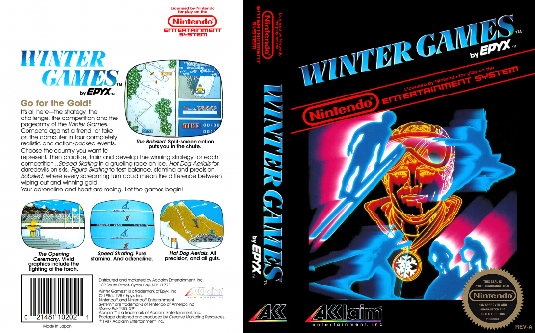 Winter Games — box-texture (US)