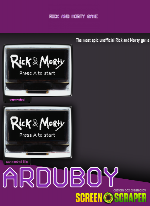 Rick and Morty Game — box-2D-back (SS)