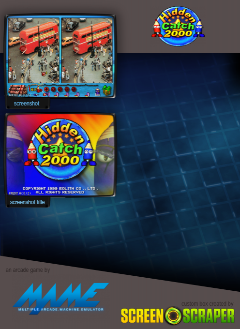 Hidden Catch 2000 — box-2D-back (SS)