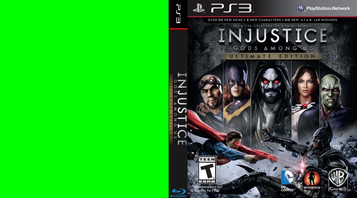 Injustice - Gods Among Us - Ultimate Edition — box-texture (US)