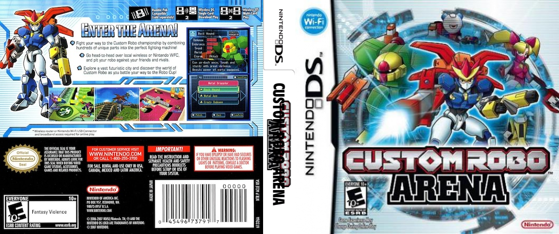 Gekitou! Custom Robo — box-texture (US)
