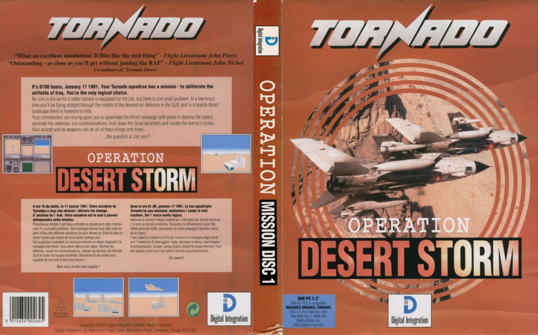 Tornado Operation Desert Storm — box-texture (EU)