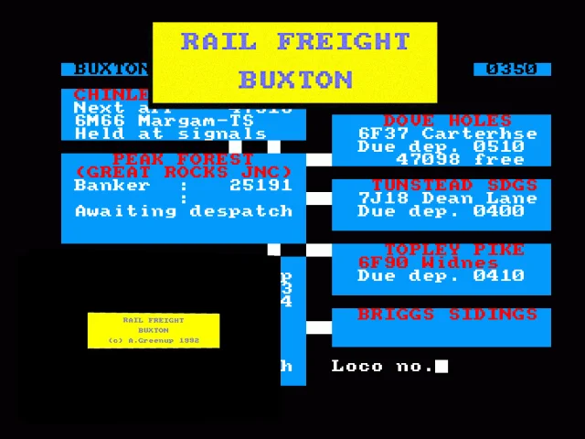 Buxton Railfreight Manager — mixrbv2 (WOR)
