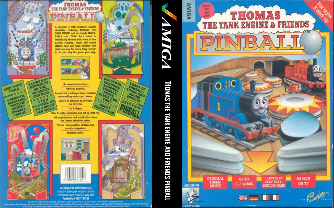 Thomas the Tank Engine & Friends - Pinball — box-texture (WOR)