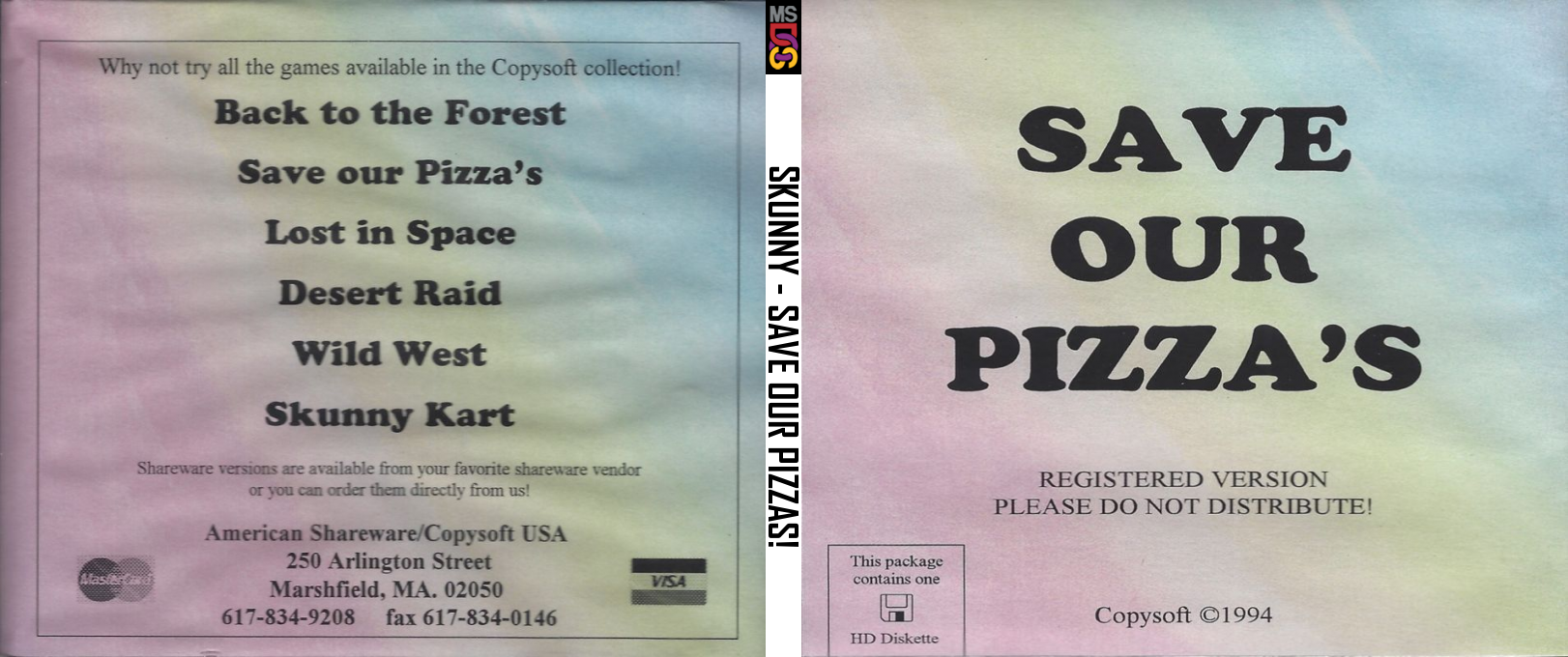 Skunny - Save Our Pizzas! — box-texture (CUS)