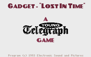 Gadget : Lost In Time box art