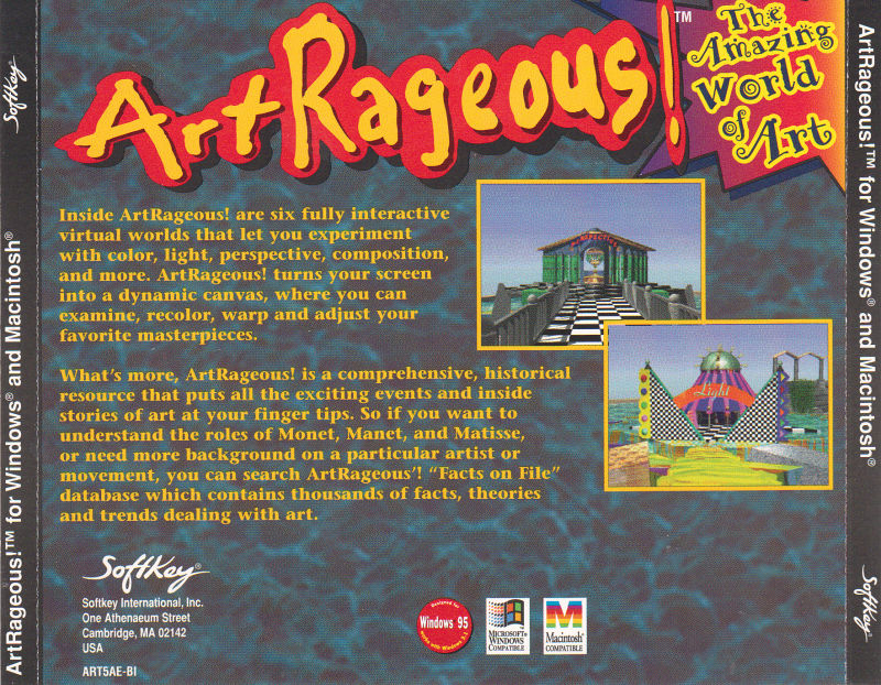 ArtRageous! — box-2D-back (US)