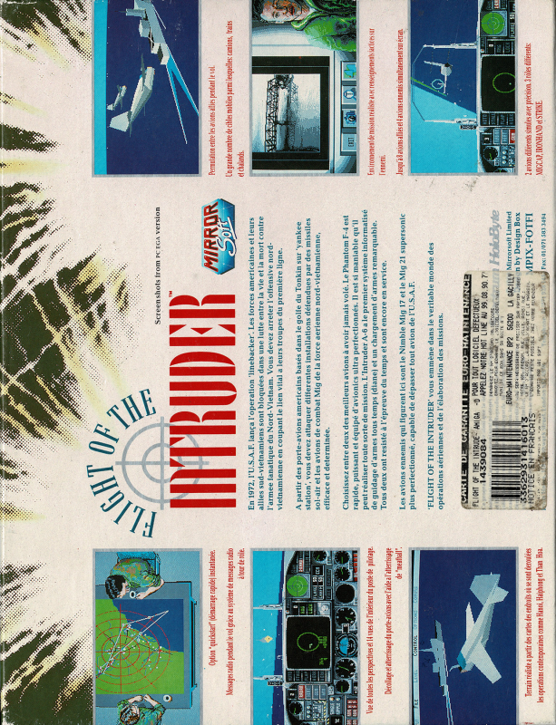 Flight Of The Intruder — box-2D-back (FR)