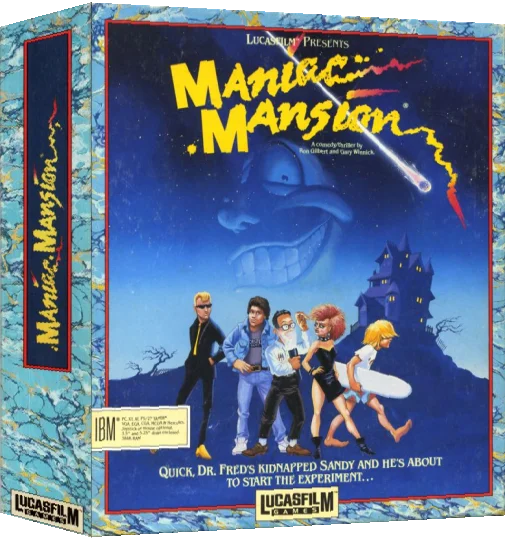 Maniac Mansion — box-3D (US)