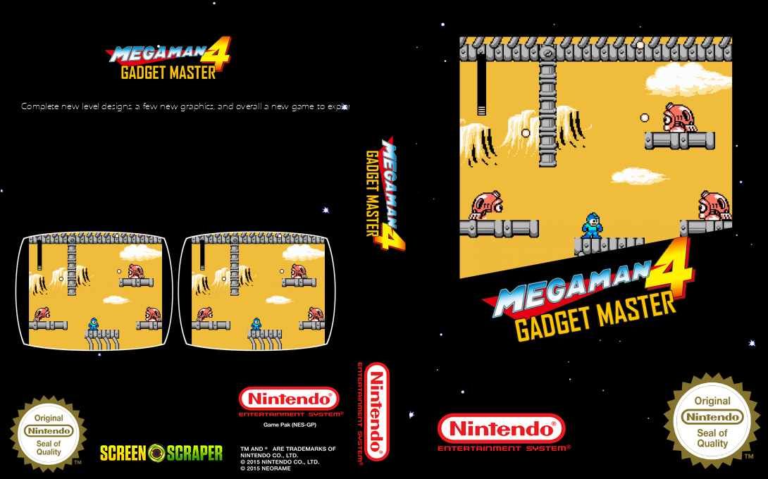 MegaMan IV : Gadget Master — box-texture (SS)